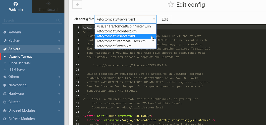 https://cdn.acugis.com/apache-tomcat-webmin-plugin/tomcat-module-edit-configs.gif